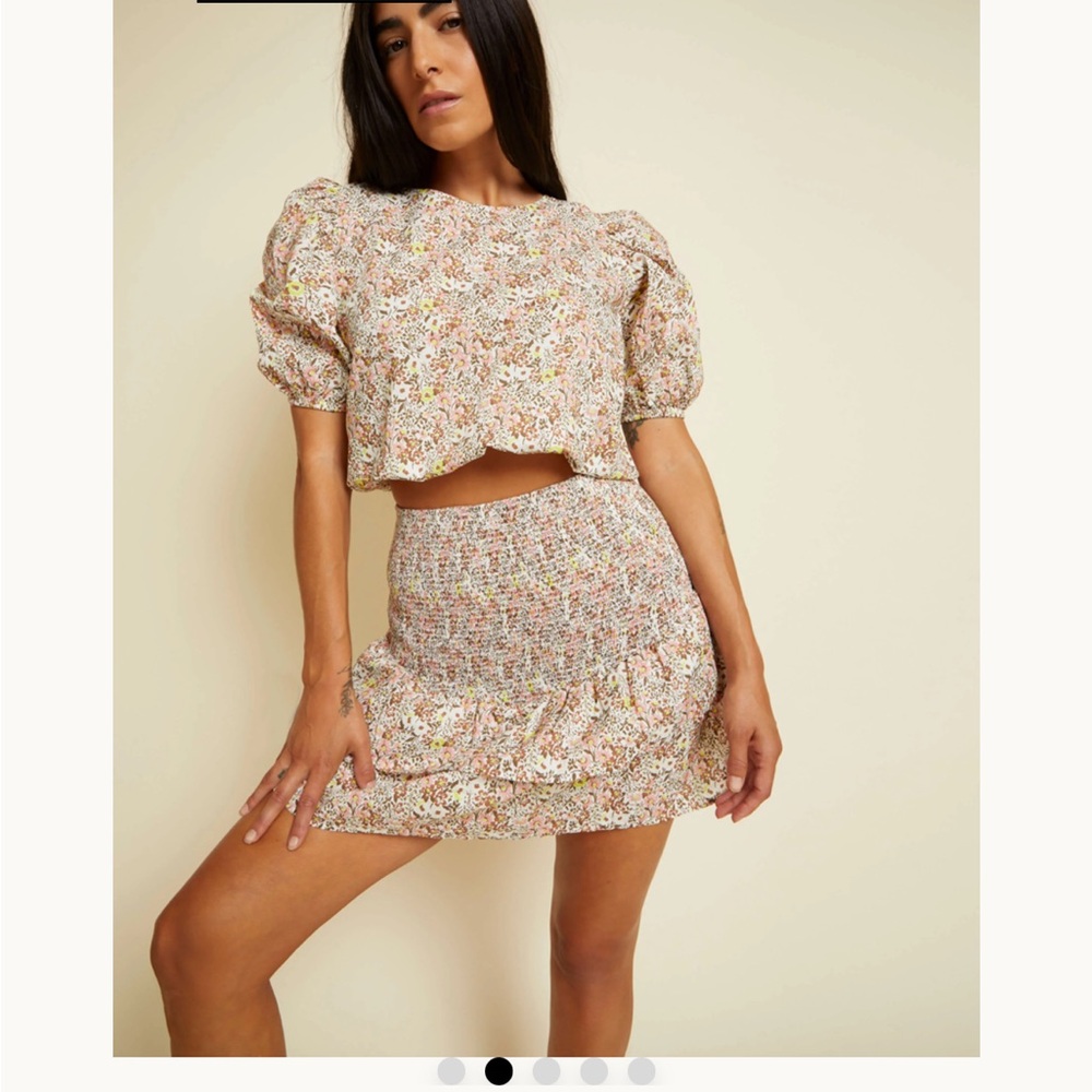 COPY - Nation LTD Multicolor Floral Mini Skirt
